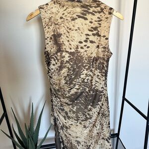 House of Harlow 1960 Animal Print Top